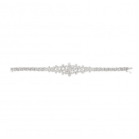 طقم دمعة ألماس الراوند من مجموعة"دازل برايد" ذهب18 طقم دمعة ألماس الراوند من مجموعة"دازل برايد" ذهب18