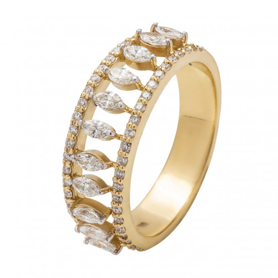 خاتم  ريدينس ذهب عيار 18 الماسVS 