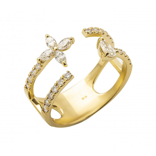 خاتم  ريدينس ذهب عيار 18 الماسVS 