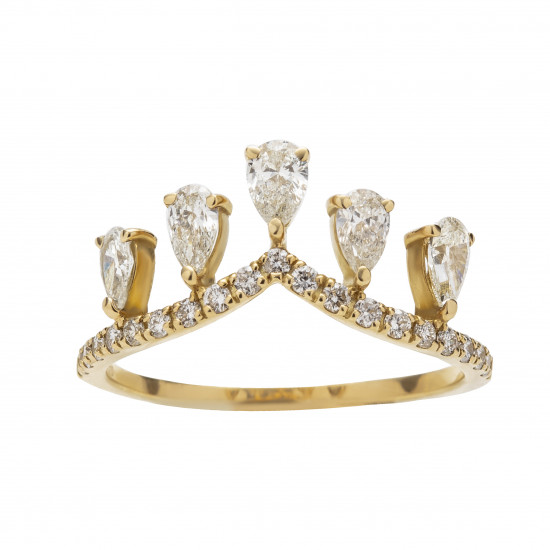 خاتم  ريدينس ذهب عيار 18 الماسVS 