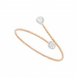 اسوارة ألماس الراوند من مجموعة "دازل" ذهب 18