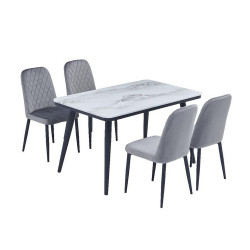 طاولة طعام رخام 4 كراسي طاولة طعام رخام 4 كراسي