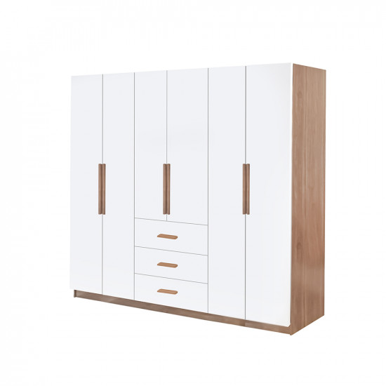 دولاب ملابس تركي 6 باب خشب