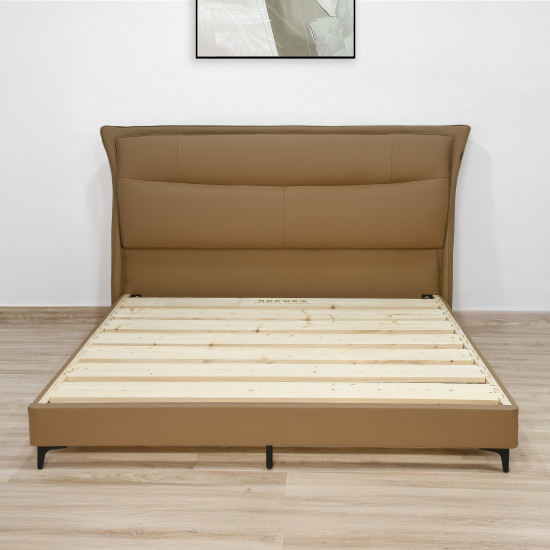 سرير ملكي كوفي فاتح 180x200 سم سرير ملكي كوفي فاتح 180x200 سم