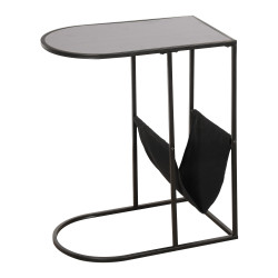 طاولة خدمة مفردةمن الخشب مع رف قماشي طاولة خدمة مفردةمن الخشب مع رف قماشي