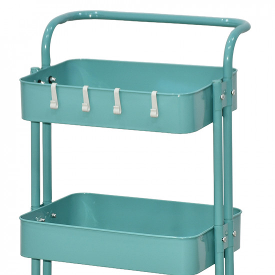 وحدة رفوف متحركة معدنية 3 أدوار تيفاني وحدة رفوف متحركة معدنية 3 أدوار تيفاني