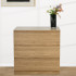 خزانة خشبية مودرن 3 أدراج 80 سم