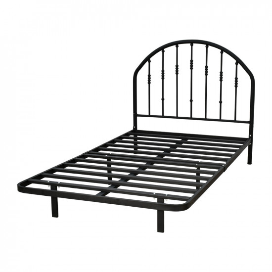 هيكل سرير معدني أسود 120×200 سم هيكل سرير معدني أسود 120×200 سم