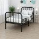 سرير معدني أسود 170X80 سم