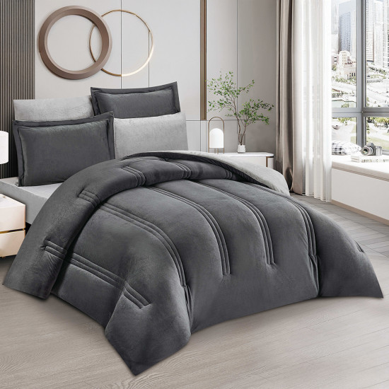 مفرش شتوي مخمل 7 قطع نفرين مفرش شتوي مخمل 7 قطع نفرين