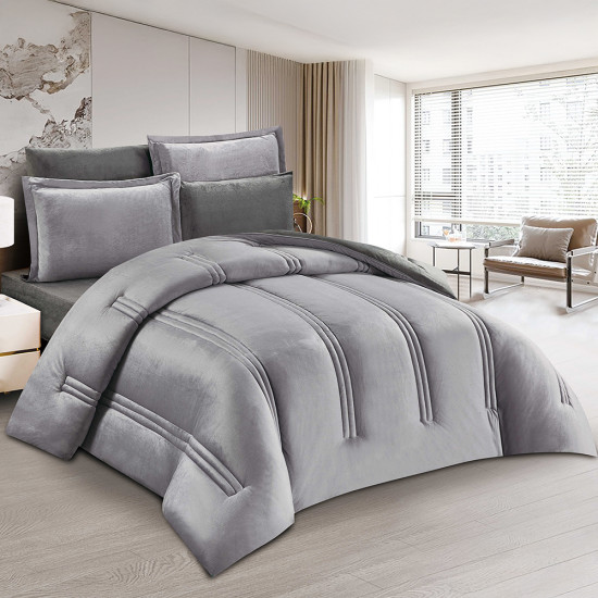 مفرش شتوي مخمل 7 قطع نفرين مفرش شتوي مخمل 7 قطع نفرين