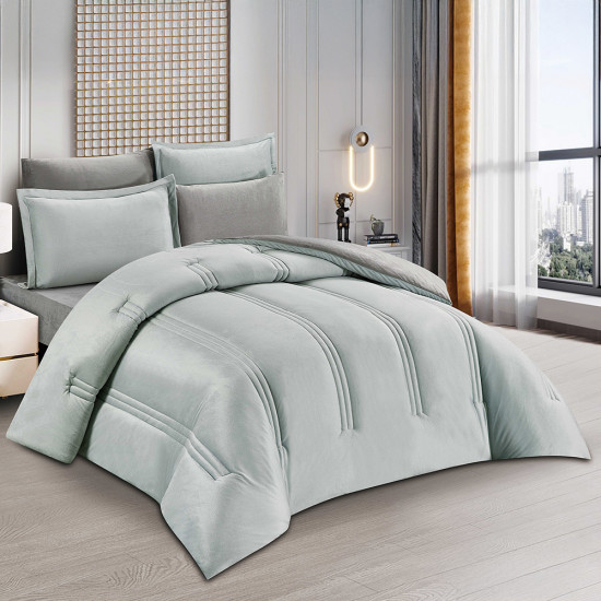 مفرش شتوي مخمل 7 قطع نفرين مفرش شتوي مخمل 7 قطع نفرين