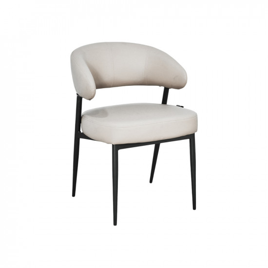 كرسي مفرد مودرن جلد بأرجل معدنية رمادي كرسي مفرد مودرن جلد بأرجل معدنية رمادي