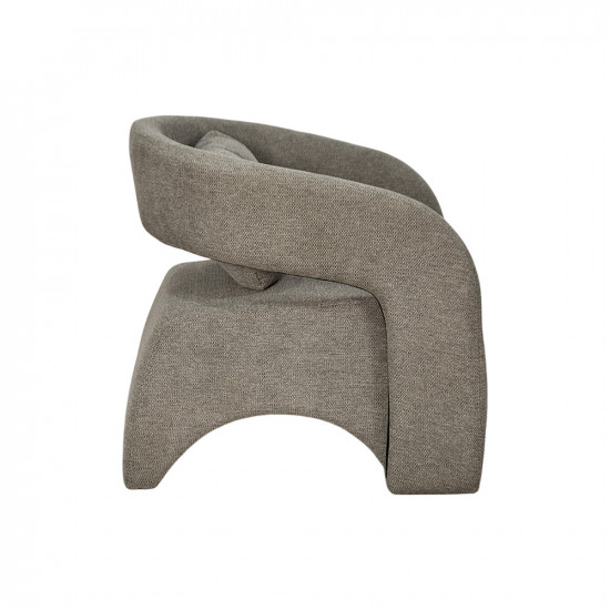 كرسي مفرد فاخر من القماش بني كرسي مفرد فاخر من القماش بني