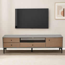وحدة تلفاز مودرن خشب 160 سم وحدة تلفاز مودرن خشب 160 سم