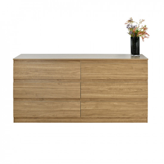 خزانة خشبية مودرن 6 أدراج 160 سم خزانة خشبية مودرن 6 أدراج 160 سم