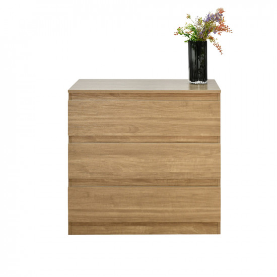 خزانة خشبية مودرن 3 أدراج 80 سم خزانة خشبية مودرن 3 أدراج 80 سم