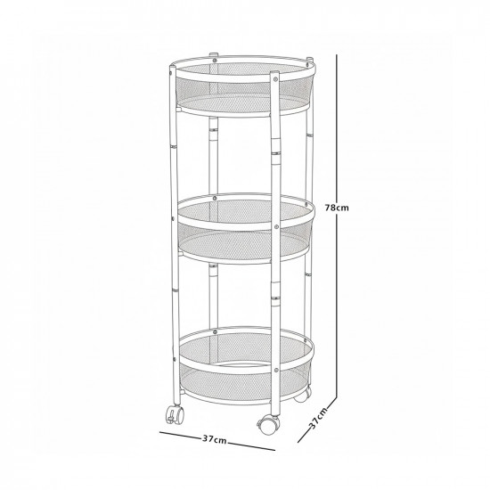 وحدة رفوف متحركة معدنية 3 أدوار بيج وحدة رفوف متحركة معدنية 3 أدوار بيج