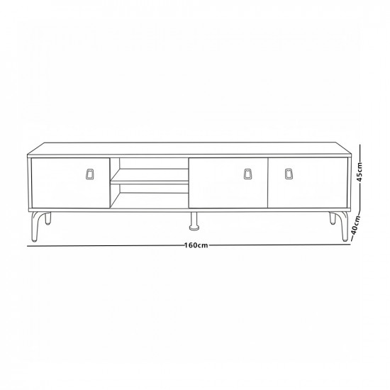 وحدة تلفاز مودرن خشب 160 سم وحدة تلفاز مودرن خشب 160 سم