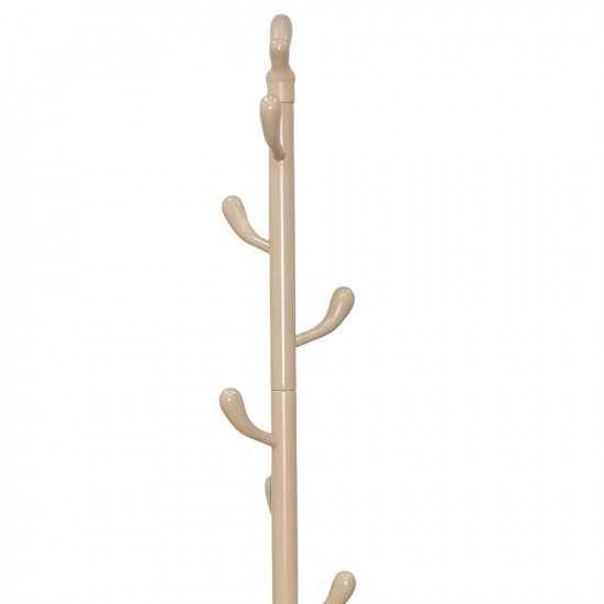 علاقة ملابس عصرية خشبية بيج 180 سم علاقة ملابس عصرية خشبية بيج 180 سم