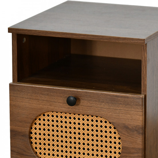 طاولة سرير جانبية مودرن خشبية طاولة سرير جانبية مودرن خشبية