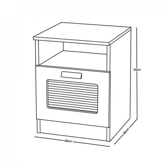 طاولة سرير جانبية مودرن خشبية طاولة سرير جانبية مودرن خشبية