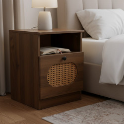 طاولة سرير جانبية مودرن خشبية  طاولة سرير جانبية مودرن خشبية