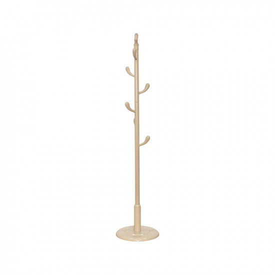 علاقة ملابس عصرية خشبية بيج 180 سم علاقة ملابس عصرية خشبية بيج 180 سم