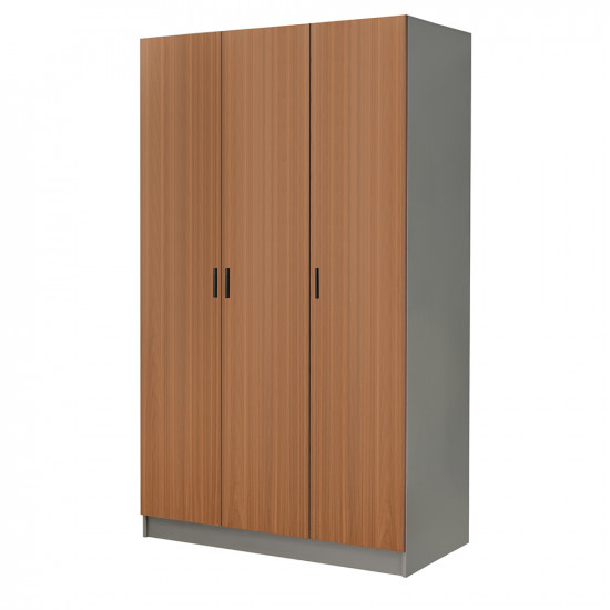 دولاب ملابس خشبي مودرن 3 باب بني دولاب ملابس خشبي مودرن 3 باب بني