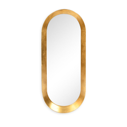 مرآة حائط اطار نحاسي 47×110 سم مرآة حائط اطار نحاسي 47×110 سم