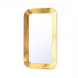 مرآة حائط اطار ذهبي