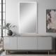 مرآة حائط 160x80 سم بإطار معدن مرآة حائط 160x80 سم بإطار معدن