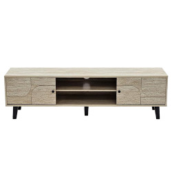 وحدة تلفاز خشبية مودرن بيج 160 سم وحدة تلفاز خشبية مودرن بيج 160 سم