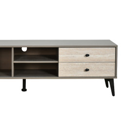 وحدة تلفاز مودرن خشبية 160 سم