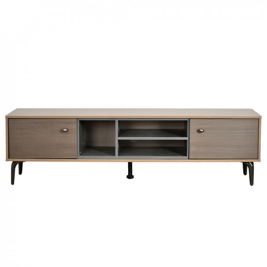 وحدة تلفاز مودرن خشبية 160 سم