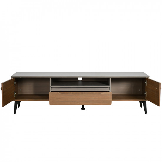 وحدة تلفاز مودرن خشبية 160 سم