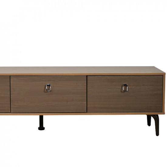 وحدة تلفاز مودرن خشب بني 160 سم