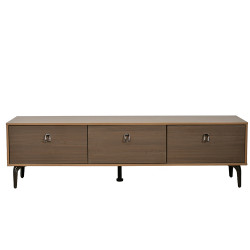 وحدة تلفاز مودرن خشب بني 160 سم وحدة تلفاز مودرن خشب بني 160 سم