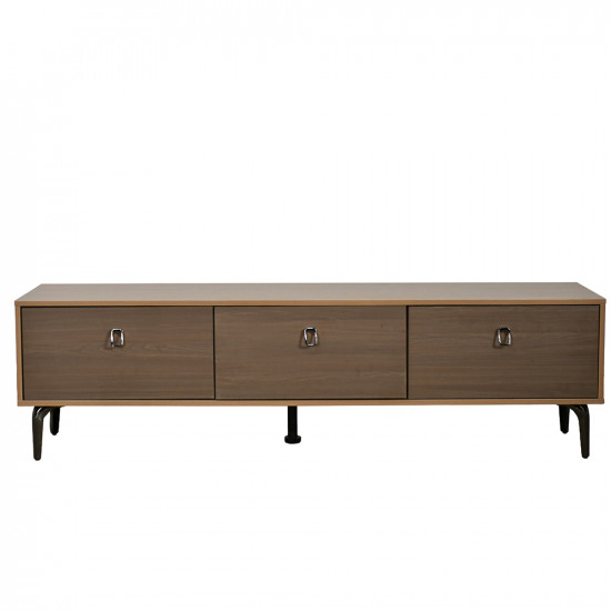 وحدة تلفاز مودرن خشب بني 160 سم