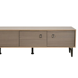 وحدة تلفاز مودرن خشب بني فاتح 180 سم وحدة تلفاز مودرن خشب بني فاتح 180 سم