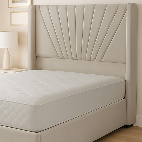 سرير خشبي بتنجيد مخملي عصري 120×200سم سرير خشبي بتنجيد مخملي عصري 120×200سم