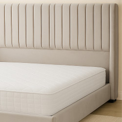 سرير خشبي بتنجيد مخملي عصري 180×200سم سرير خشبي بتنجيد مخملي عصري 180×200سم