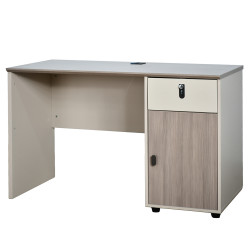 مكتب خشبي مودرن مع خزانة 120سم مكتب خشبي مودرن مع خزانة 120سم