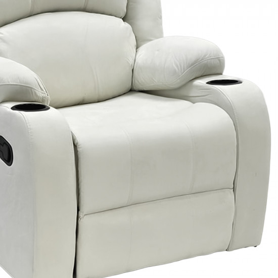 كرسي استرخاء فاخر هزاز دوار قماش بيج كرسي استرخاء فاخر هزاز دوار قماش بيج