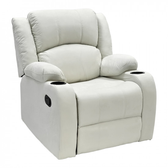 كرسي استرخاء فاخر هزاز دوار قماش بيج كرسي استرخاء فاخر هزاز دوار قماش بيج