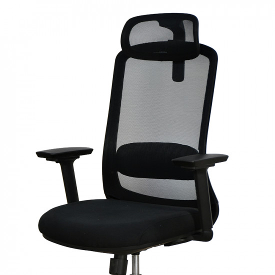 كرسي مكتب دوار قابل للتعديل أسود كرسي مكتب دوار قابل للتعديل أسود