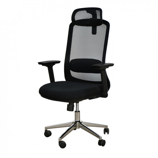 كرسي مكتب دوار قابل للتعديل أسود كرسي مكتب دوار قابل للتعديل أسود