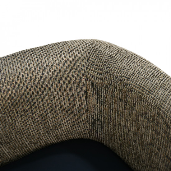 كرسي مفرد جلد بظهر قماش مع طاولة مدمجة كرسي مفرد جلد بظهر قماش مع طاولة مدمجة