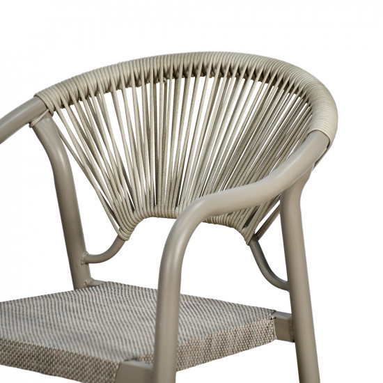 جلسة خارجية 2 مقعد و طاولة بسطح زجاجي جلسة خارجية 2 مقعد و طاولة بسطح زجاجي