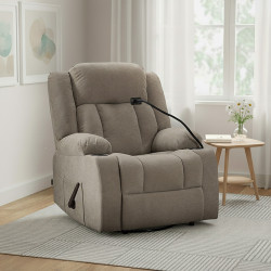 كرسي استرخاء هزاز دوار قماش كوفي كرسي استرخاء هزاز دوار قماش كوفي